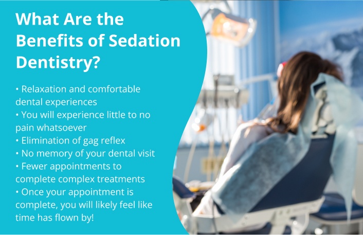 What Are the Benefits of Sedation Dentistry graphic